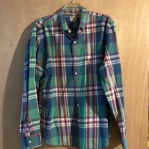 NWOT J Crew Men’s Plaid Shirt